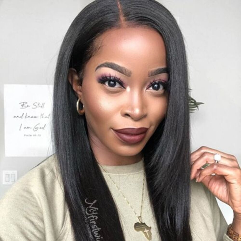 MY FIRST WIG_3 wig yaki bundle: 1 U-part, 1 Lace Front, & 1Bang Lace Front